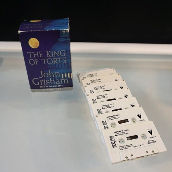 The King of Torts by John Grisham Audio Book On 8 Cassettes Commute Listening - Picture 6 of 7